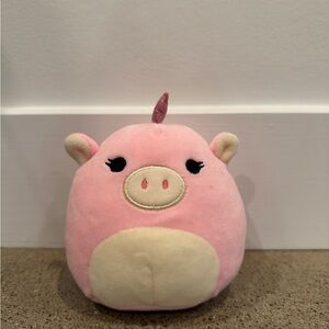 Squishmallows Pink Unicorn Pig Stuffed Animal